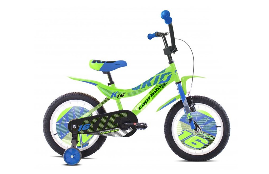 Bicikla CAPRIOLO Kid 16' HT zeleno-plavo