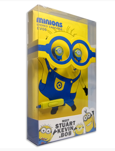 Žične slušalice DESPICABLE EV06 tamno plava