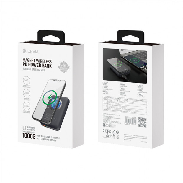 DEVIA Super brzi bežičnipunjač/power bank 10000mAh EP108