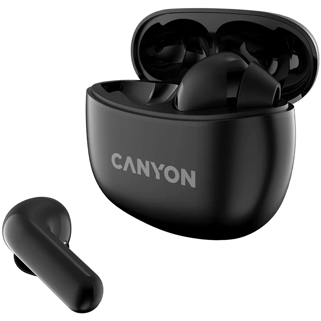 CANYON TWS-5 Bluetooth slušalice sa mikrofonom Black/Crna