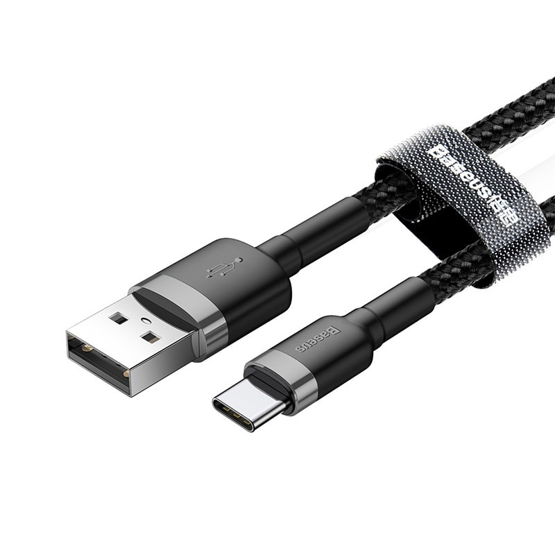 BASEUS Kabl USB to Type C 3A 0.5m Black/Crni