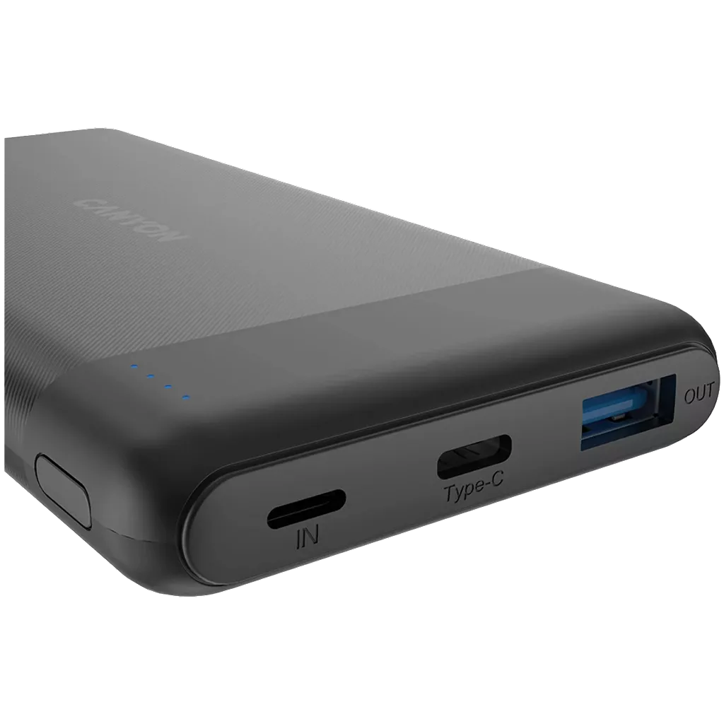 CANYON Power bank 10000mAh Black/Crni