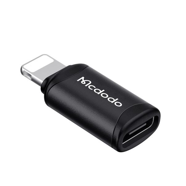 McDodo Adapter OT-7680 TIP-C na Lightning Konektor Black/Crna