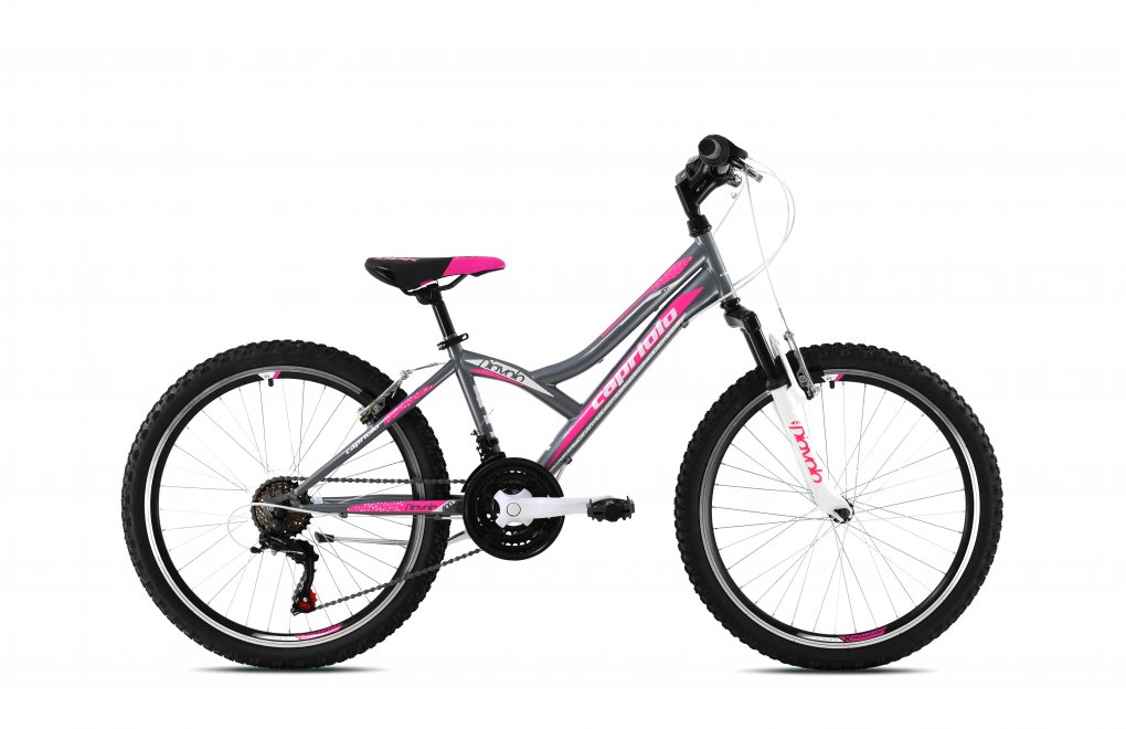 Bicikla CAPRIOLO DIAVOLO 400 FS sivo-pink