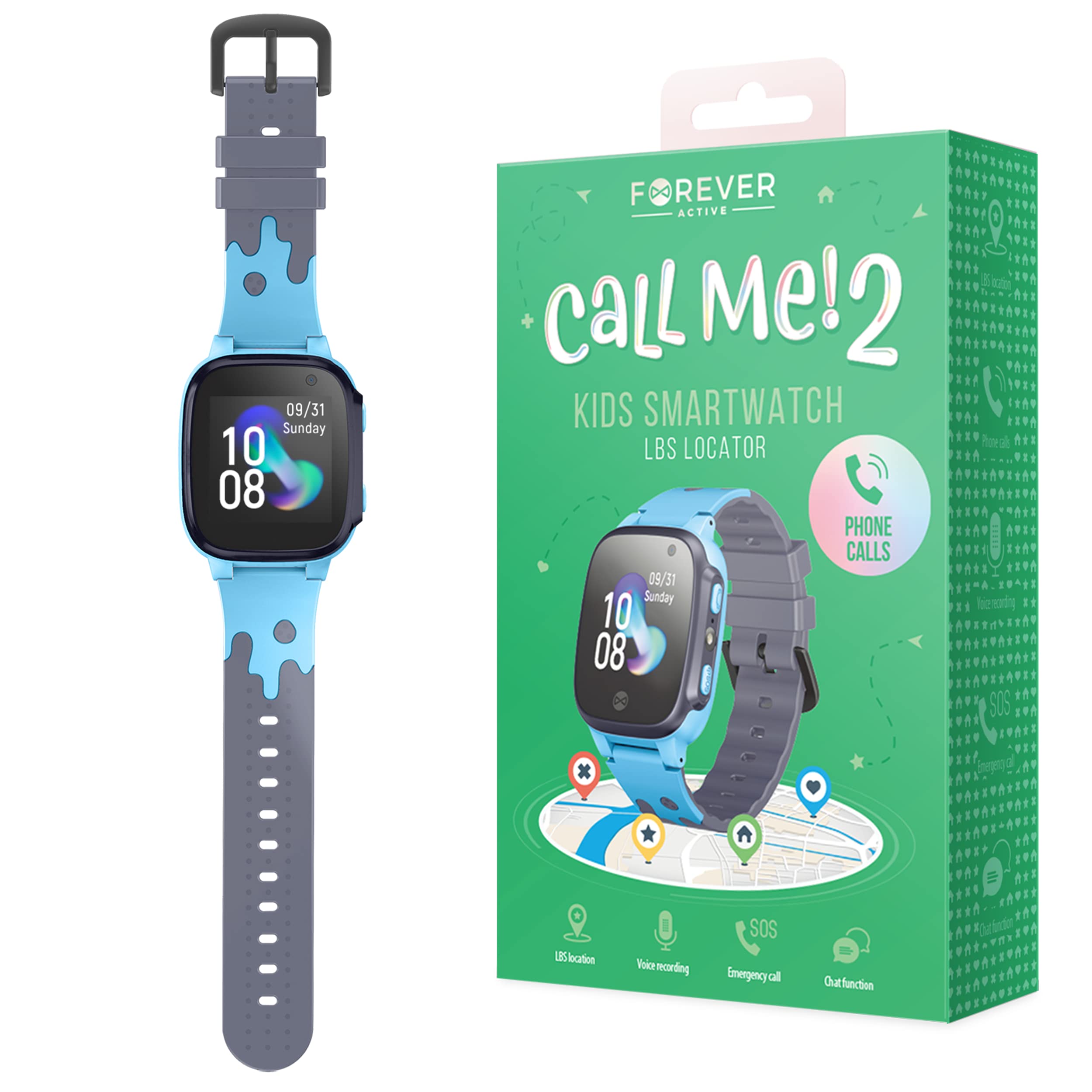 Forever Smartwatch Kids Call Me 2 KW-60 BLUE